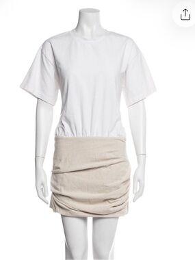 Delfi Neutral Mini Dress